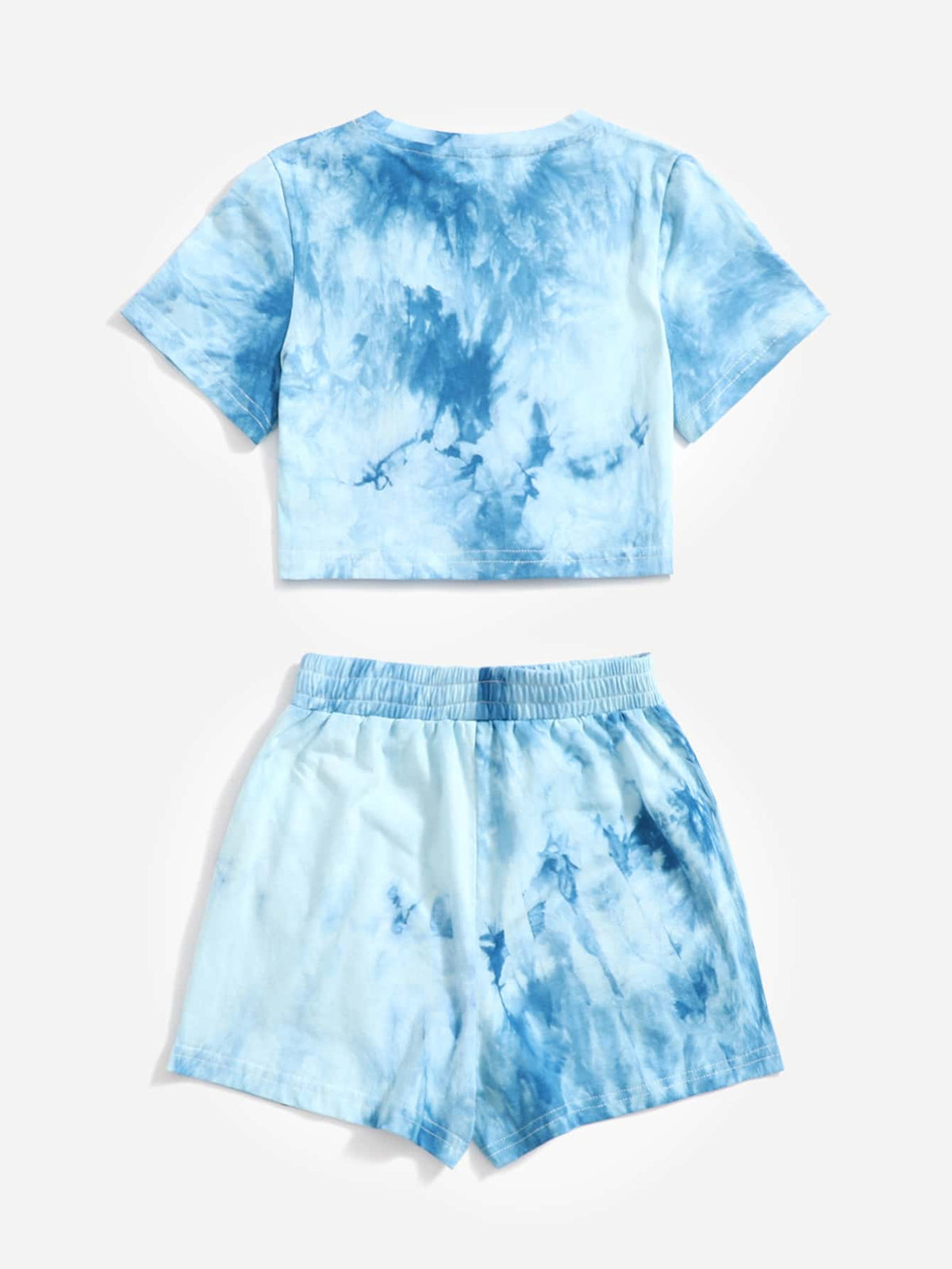 Kids EVRYDAY Girls Tie Dye Tee Track Shorts Set